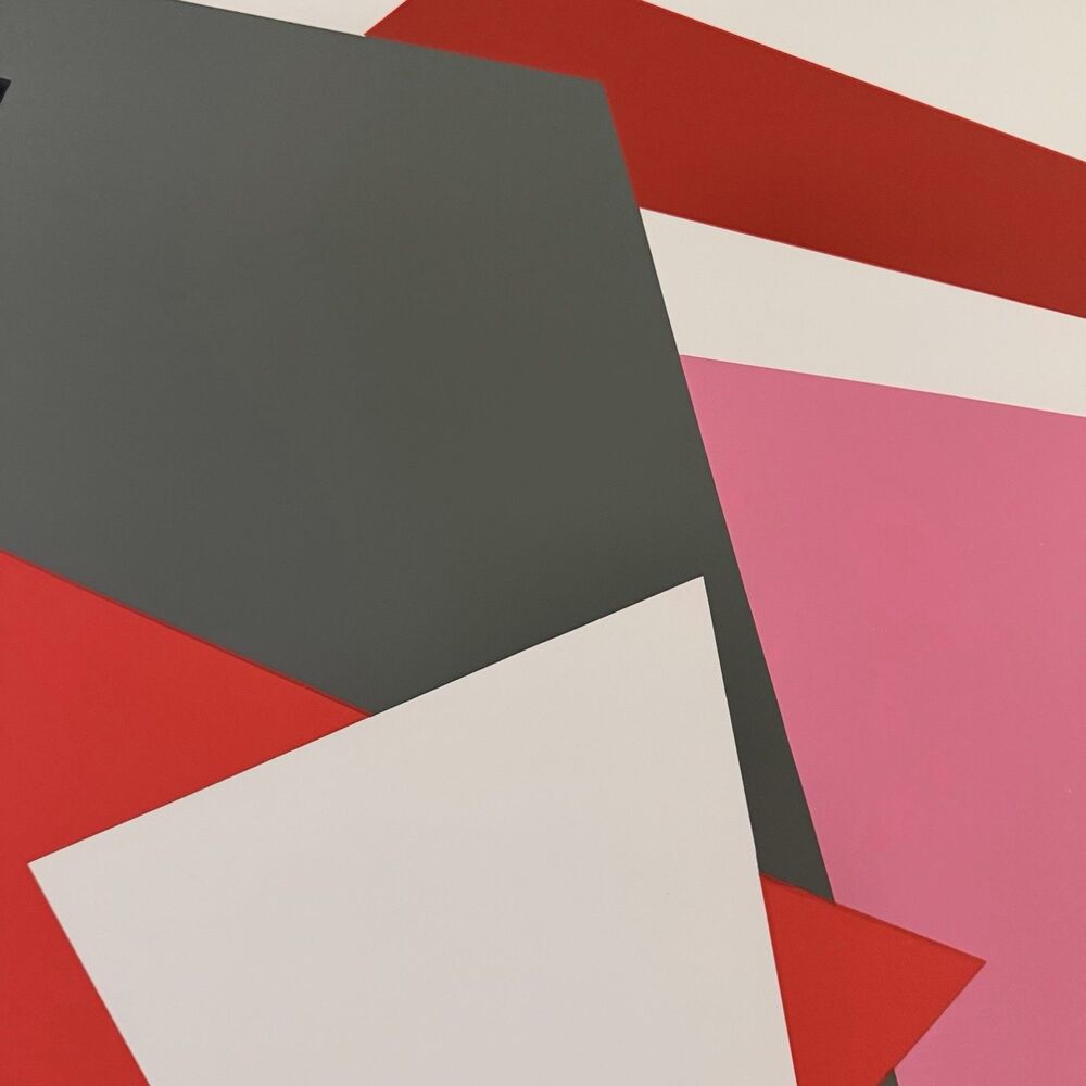Lyubov Popova Composizione 1917 Art Poster Print Italy 1989 Large 39.5x27.5” - Picture 12 of 15